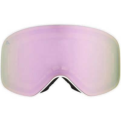 Превью  Маска горнолыжная ALPINA Slope Q-Lite White Matt/Rose (A7293811)